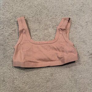 FABLETICS YITTY BODY BUTTER BRALETTE BROWN SUGAR COLOR WOMENS SMALL NWT
